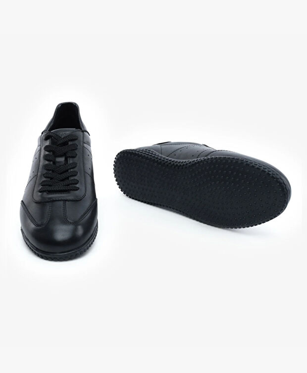 Erkek Siyah Hakiki Deri Comfort Ayakkabı - 6