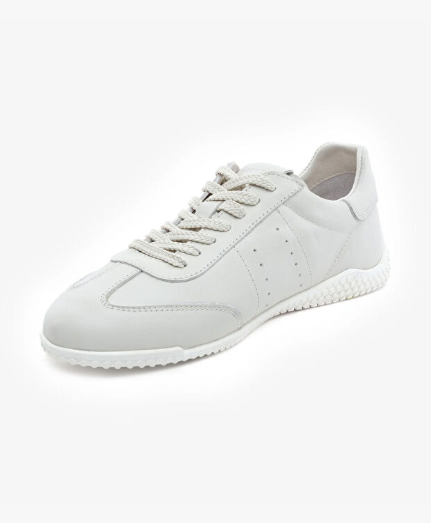 Erkek Kirli Beyaz Hakiki Deri Comfort Ayakkabı - 3