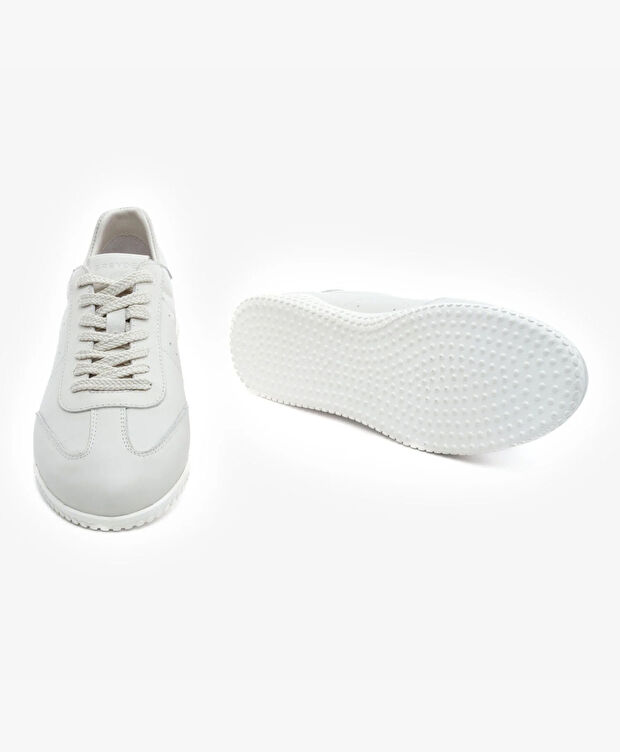 Erkek Kirli Beyaz Hakiki Deri Comfort Ayakkabı - 6