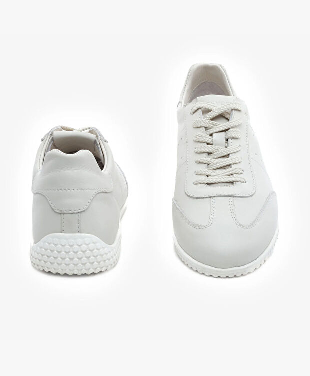 Erkek Kirli Beyaz Hakiki Deri Comfort Ayakkabı - 7