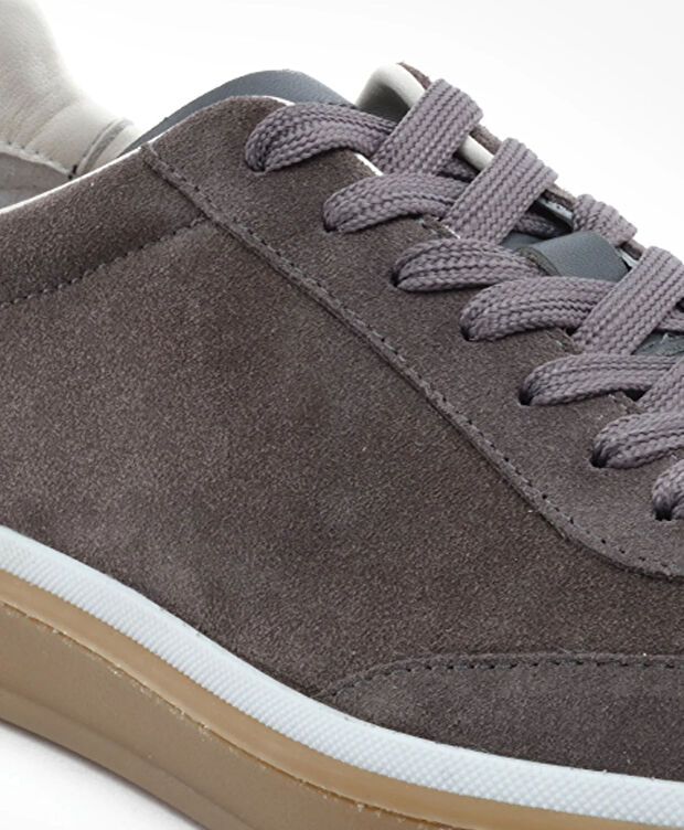 Erkek Kahverengi Hakiki Deri Sneaker Ayakkabı - 5