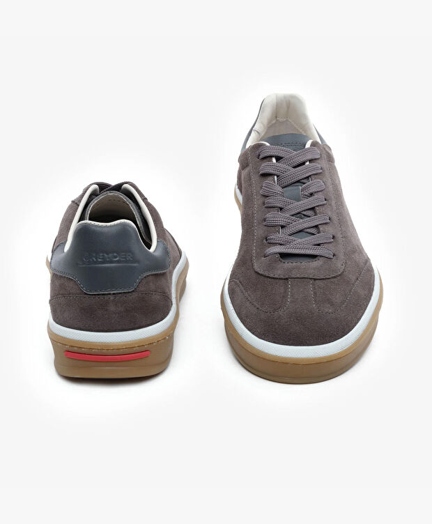 Erkek Kahverengi Hakiki Deri Sneaker Ayakkabı - 7