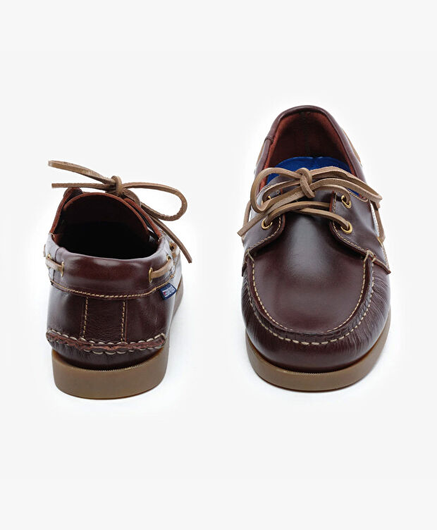 Erkek Kahverengi Hakiki Deri Marine Ayakkabı - 7