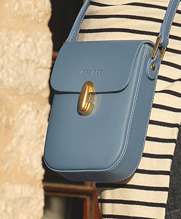 Kadın Mavi Çapraz Çanta - 8