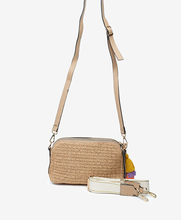 Kadın Deve Tüyü Omuz Çantası - 1