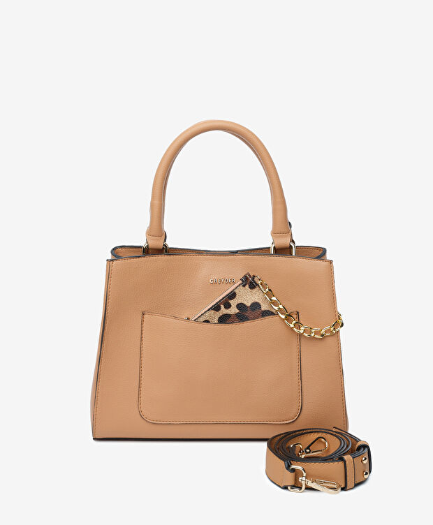 Kadın Deve Tüyü Kol Çantası - 1