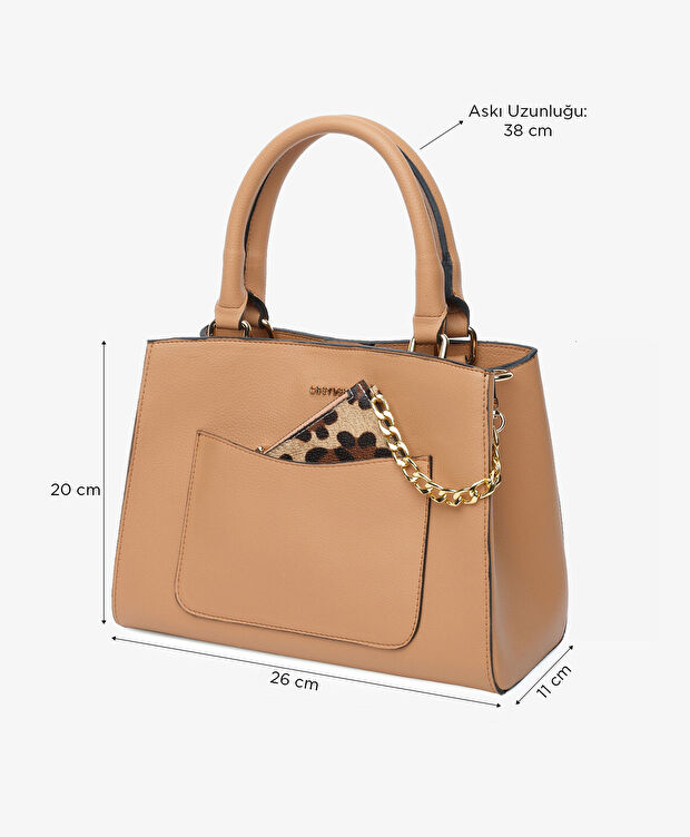 Kadın Deve Tüyü Kol Çantası - 2