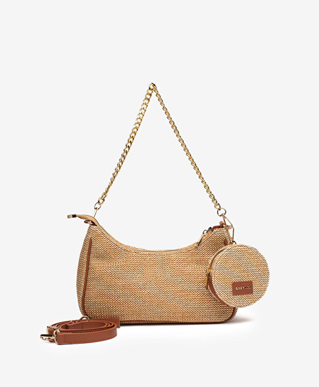 Kadın Bej Omuz Çantası - 1