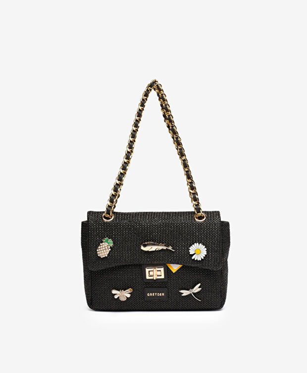 Kadın Siyah Omuz Çantası - 1