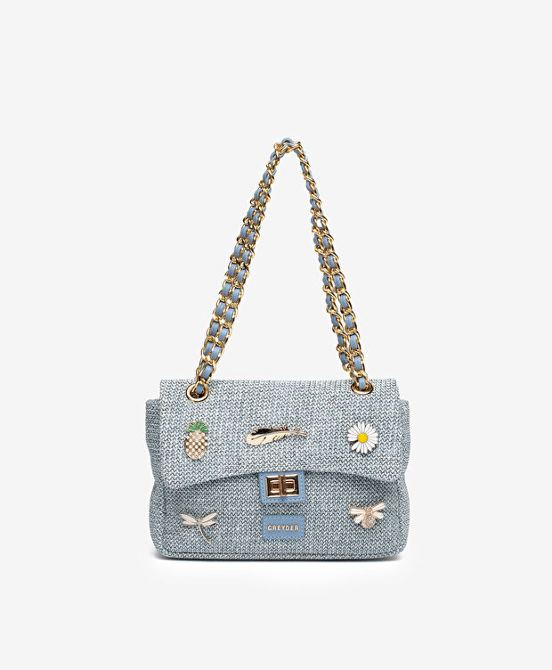 Kadın Mavi Omuz Çantası - 1