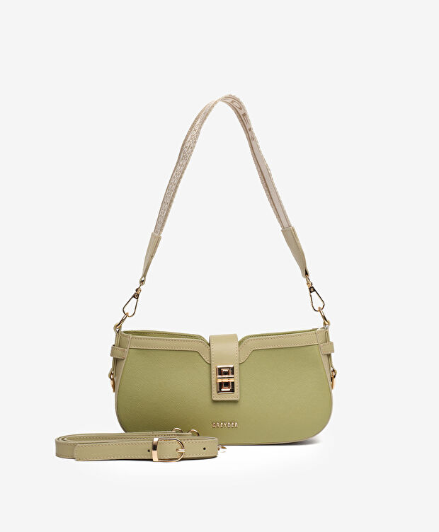 Kadın Yeşil Omuz Çantası - 1