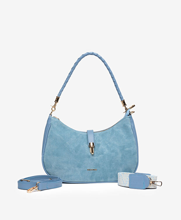 Kadın Mavi Omuz Çantası - 1