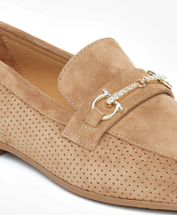 Kadın Taba Hakiki Deri Casual Ayakkabı - 5