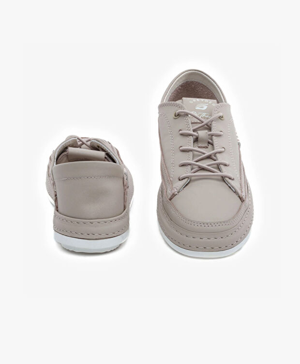 Kadın Vizon Hakiki Deri Sneaker Ayakkabı - 7