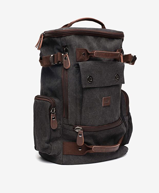 Erkek Siyah Sırt Çantası - 5