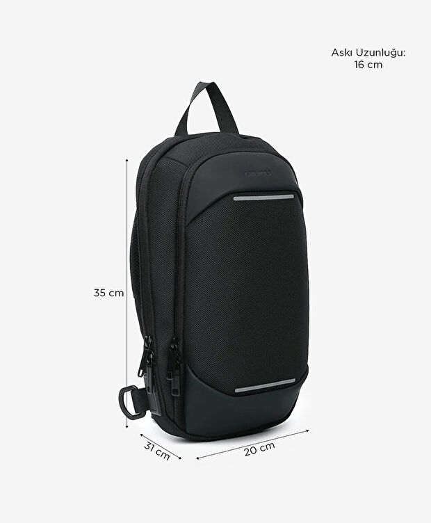 Erkek Siyah Çapraz Çanta - 2