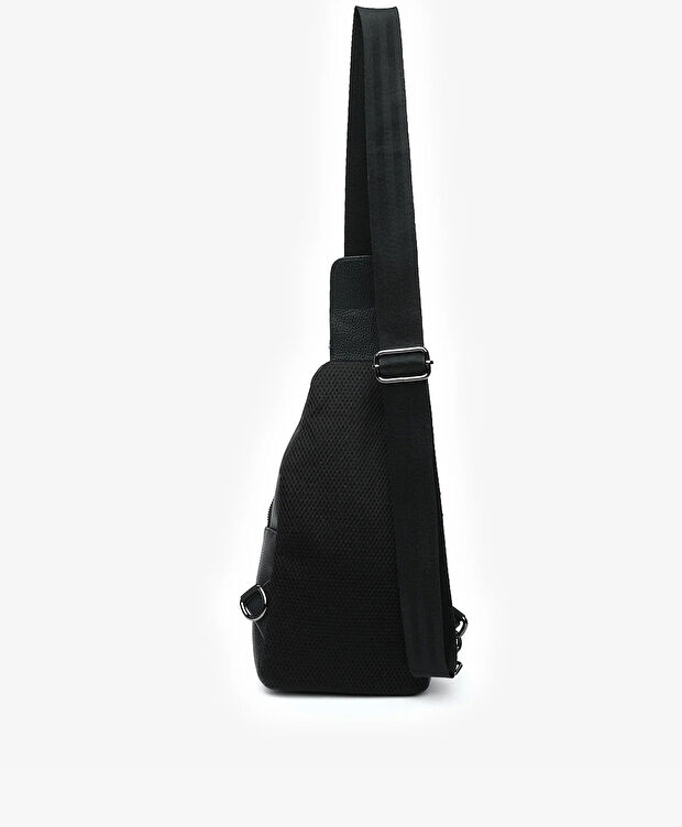 Erkek Siyah Çapraz Çanta - 5