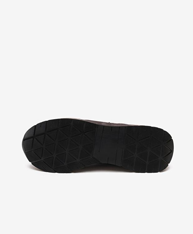 Erkek Gri Hakiki Deri Spor Ayakkabı - 6