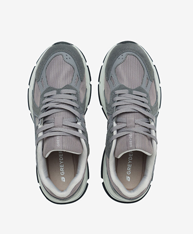 Erkek Gri Hakiki Deri Spor Ayakkabı - 5