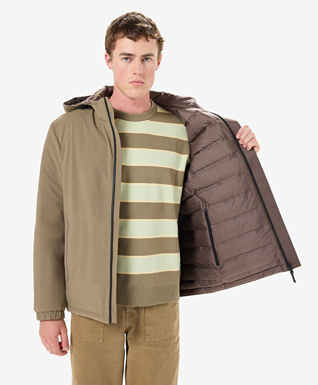 Erkek Kum Suya Dayanıklı Kaz Tüyü Mont - 6