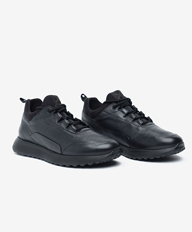 Erkek Siyah Hakiki Deri Ayakkabı - 3