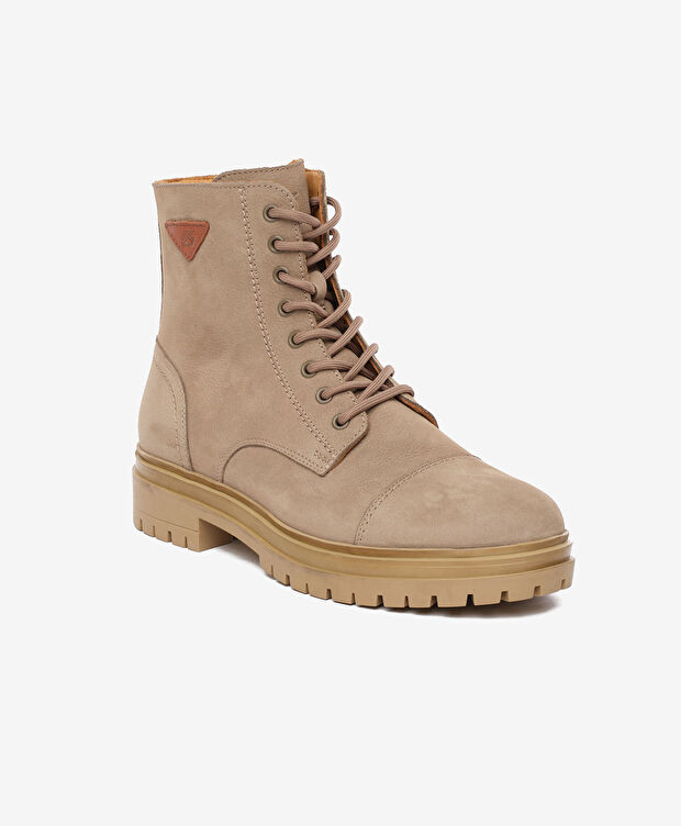 Erkek Koyu Vizon Hakiki Deri Bot - 2