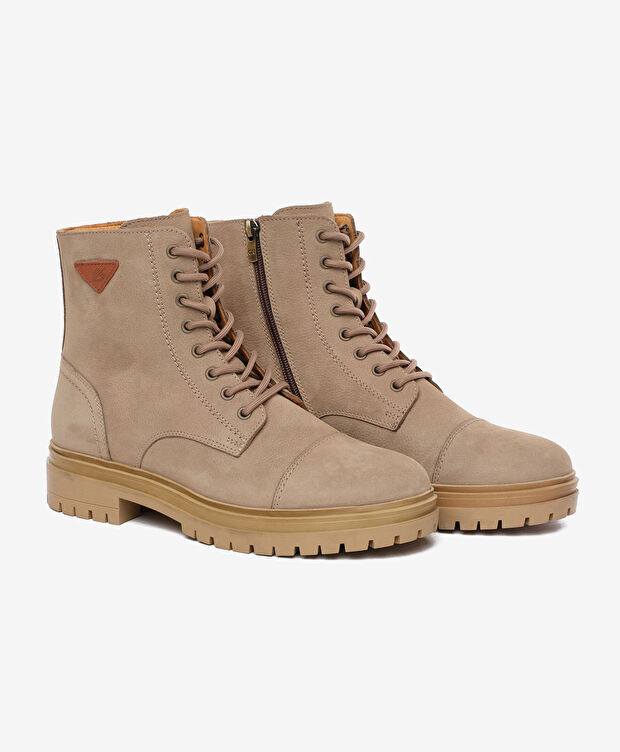 Erkek Koyu Vizon Hakiki Deri Bot - 3