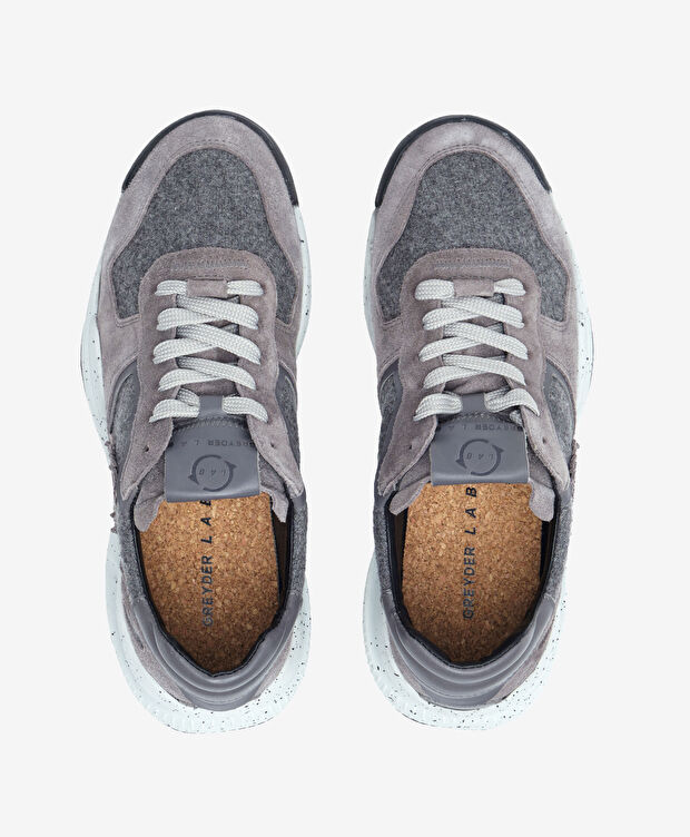 Greyder LAB Kadın Gri Hakiki Deri Spor Ayakkabı - 5