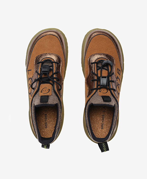 Greyder LAB Kadın Taba Hakiki Deri Spor Ayakkabı - 5