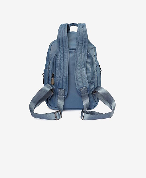 Kadın Kot Mavi Sırt Çantası - 4