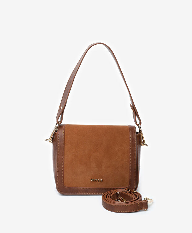 Kadın Taba Hakiki Deri Çapraz Çanta - 1