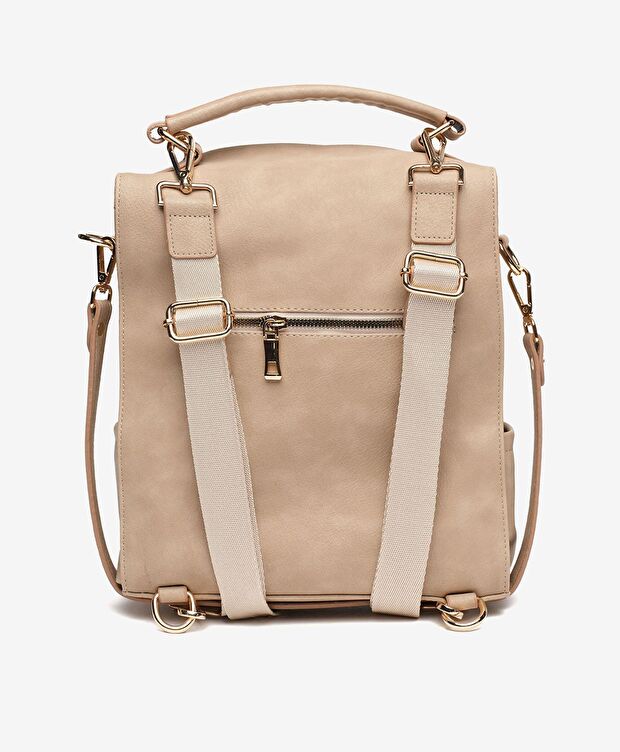 Kadın Bej Sırt Çantası - 3