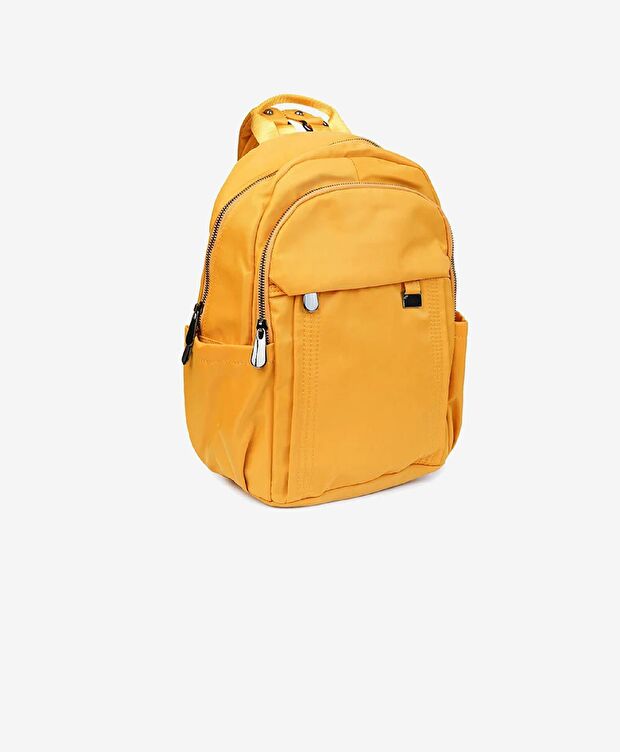 Kadın Hardal Sırt Çantası - 6