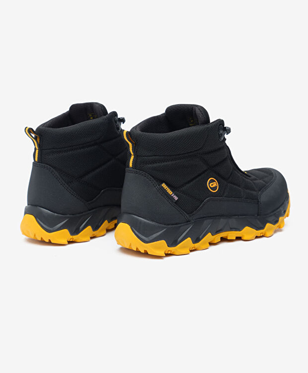 Kadın Siyah Sarı  Su Geçirmez Outdoor Bot - 5