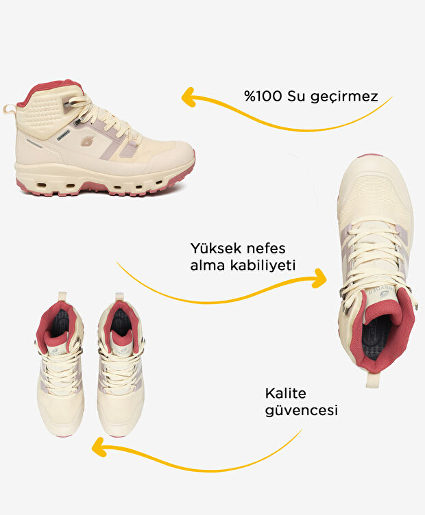 Kadın Bej Su Geçirmez Outdoor Bot - 2