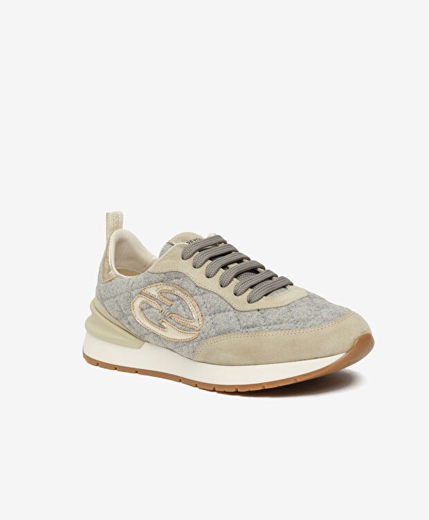 Kadın Bej Hakiki Deri Spor Ayakkabı - 2