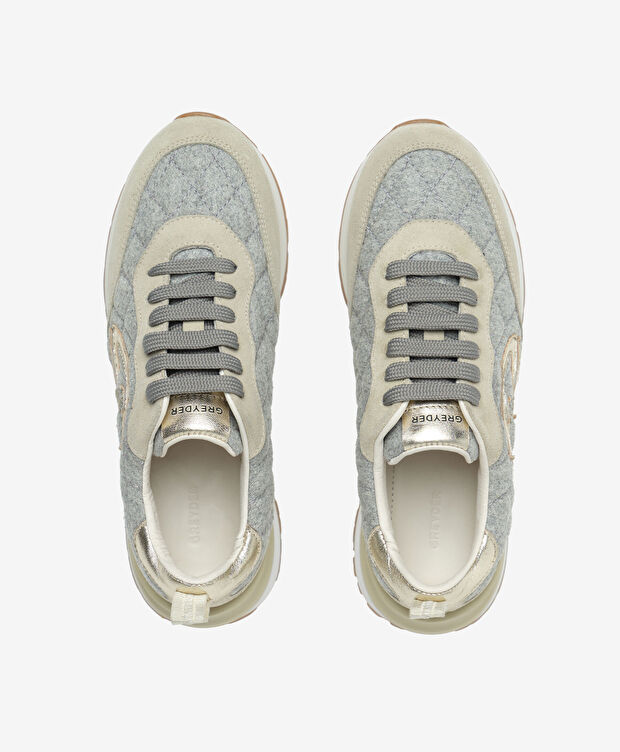 Kadın Bej Hakiki Deri Spor Ayakkabı - 5