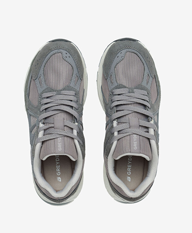 Kadın Gri Hakiki Deri Spor Ayakkabı - 5