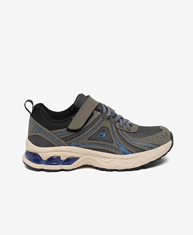 Çocuk Gri Saks Su Geçirmez Hakiki Deri Spor Ayakkabı - 1