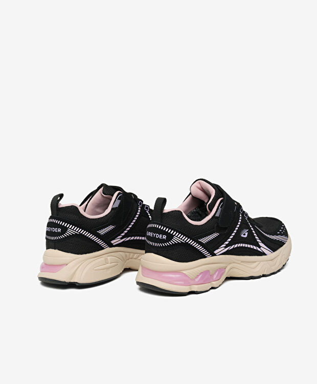 Çocuk Siyah Lila Su Geçirmez Hakiki Deri Spor Ayakkabı - 5