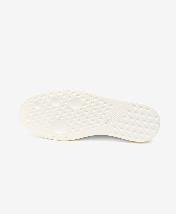 Erkek Kirli Beyaz Hakiki Deri Sneaker Ayakkabı - 6