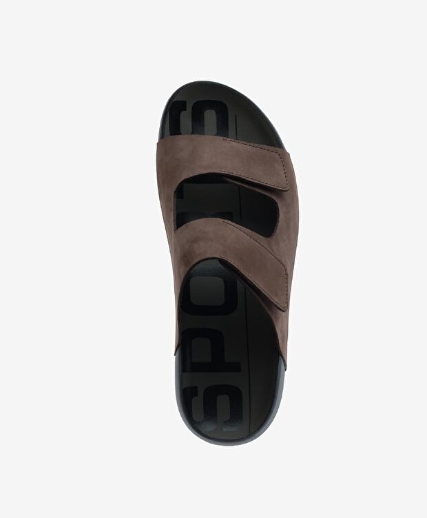 Erkek Kahverengi Hakiki Deri Terlik - 4