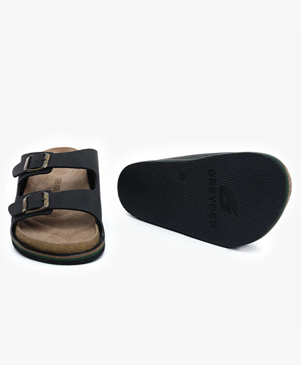 Erkek Siyah Hakiki Deri Terlilk - 6