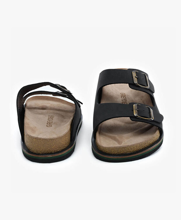 Erkek Siyah Hakiki Deri Terlilk - 7