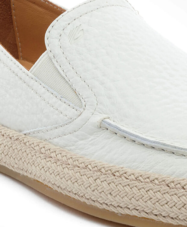 Erkek Kum Hakiki Deri Loafer Ayakkabı - 5