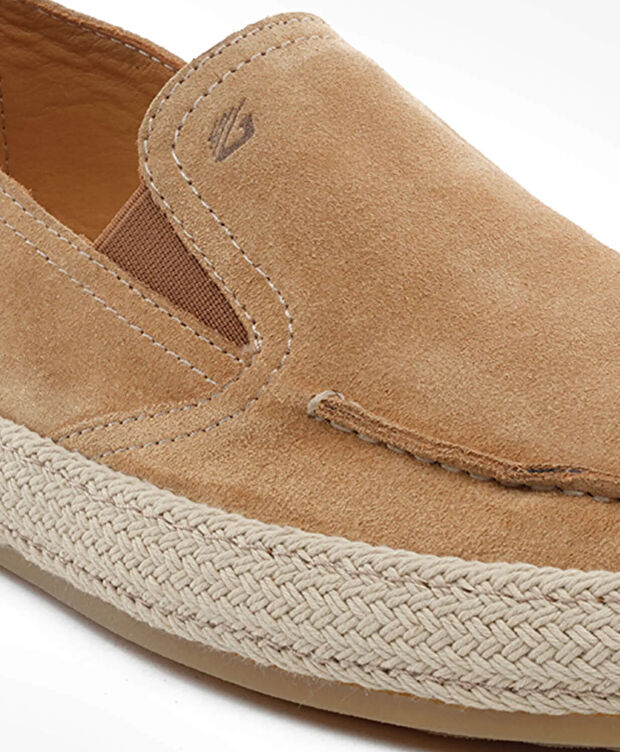 Erkek Tarçın Hakiki Deri Loafer Ayakkabı - 5