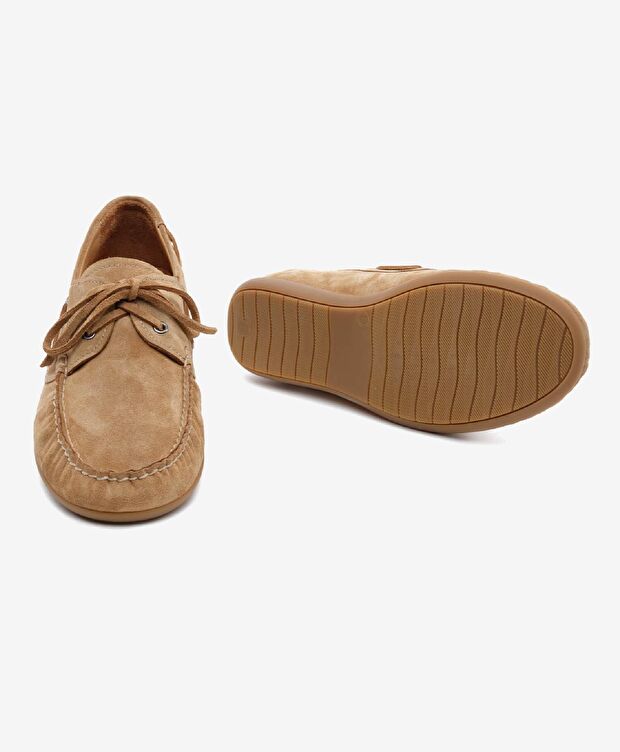 Erkek Tarçın Hakiki Deri Marine Ayakkabı - 6