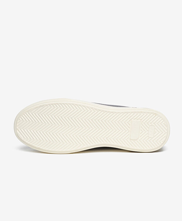 Erkek Mavi Hakiki Deri Sneaker Ayakkabı - 6