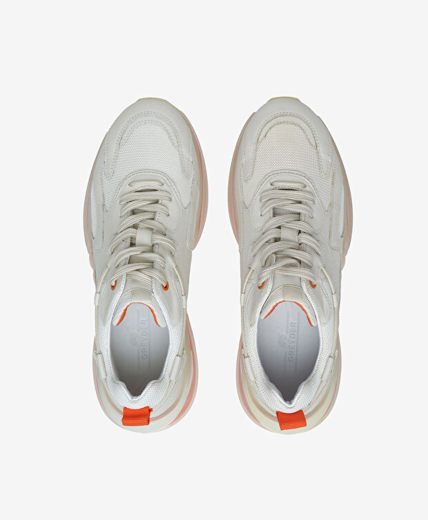 Erkek Ekru Hakiki Deri Spor Ayakkabı - 5