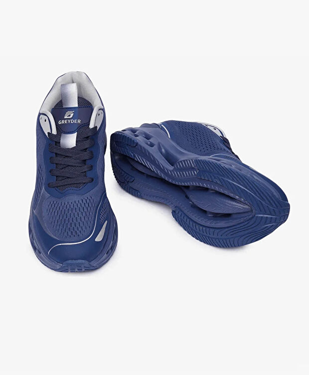 Erkek Lacivert Gri Spor Ayakkabı - 6